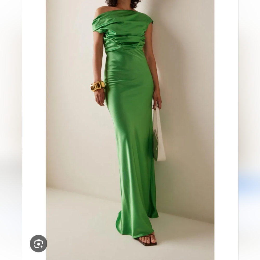 Paris Georgia Davie Dress in Basil